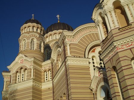Aleksander Nevski Russian Orthodox Cathedral Riga Latvia