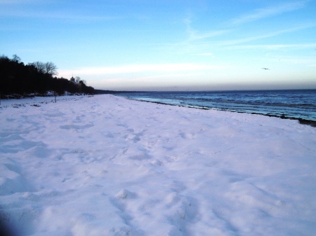 Riga Jurmala Frozen Beach
